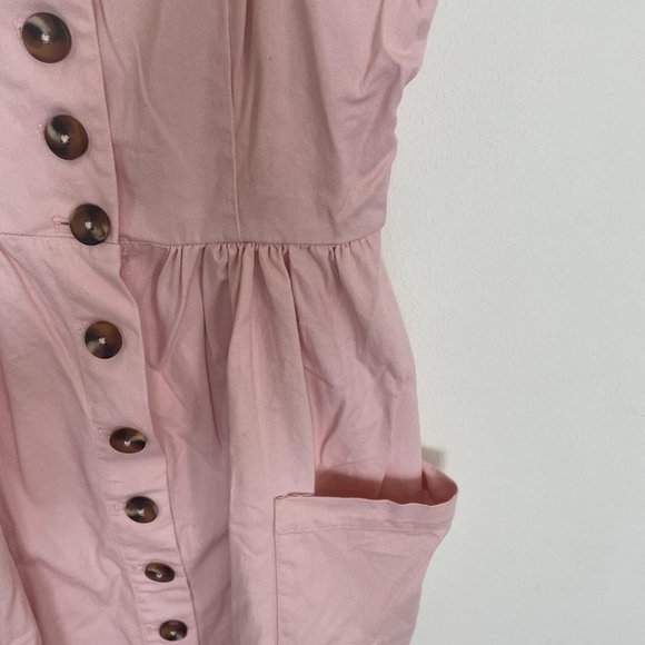 Forever 21 Pink Button Down Dress - Picture 4 of 4